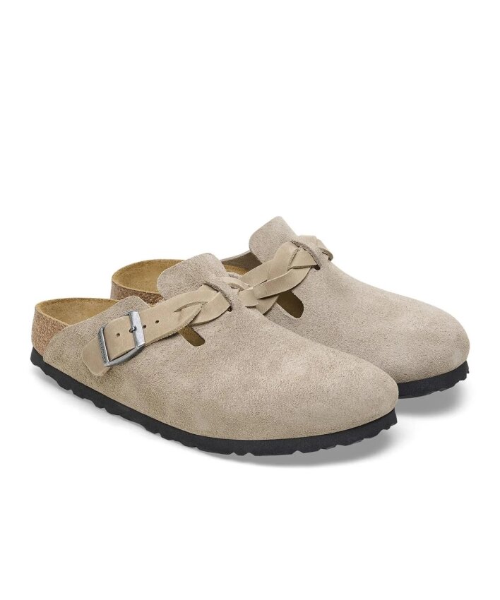 Birkenstock BOSTON VL BRAIDED Bej Kadın Terlik - 3
