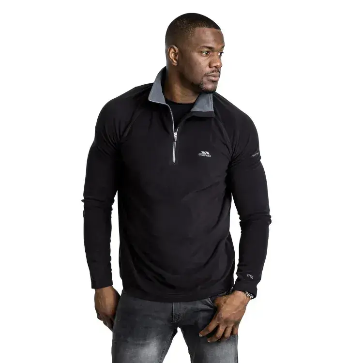 Trespass Blackford - Male Microfleece At100 SİYAH Erkek Polar - 1