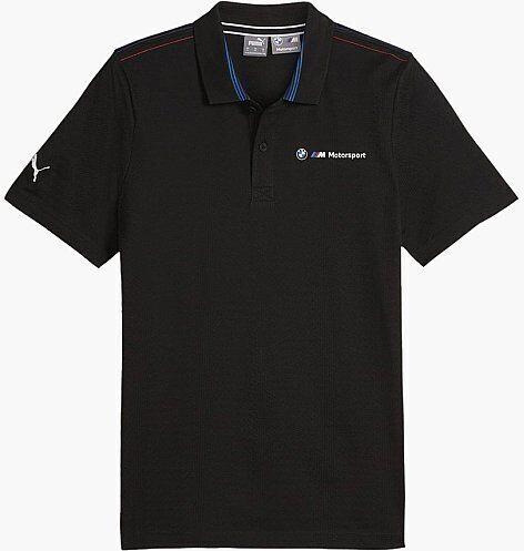 Puma BMW MMS Jacquard Polo SİYAH Erkek Polo Tshirt - 6