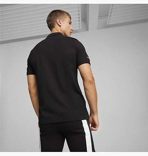 Puma BMW MMS Jacquard Polo SİYAH Erkek Polo Tshirt - 4