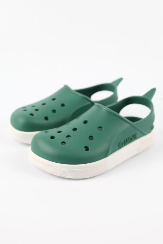 Boatilus Cloggy-B Haki-Beyaz Çocuk Sandalet - 1