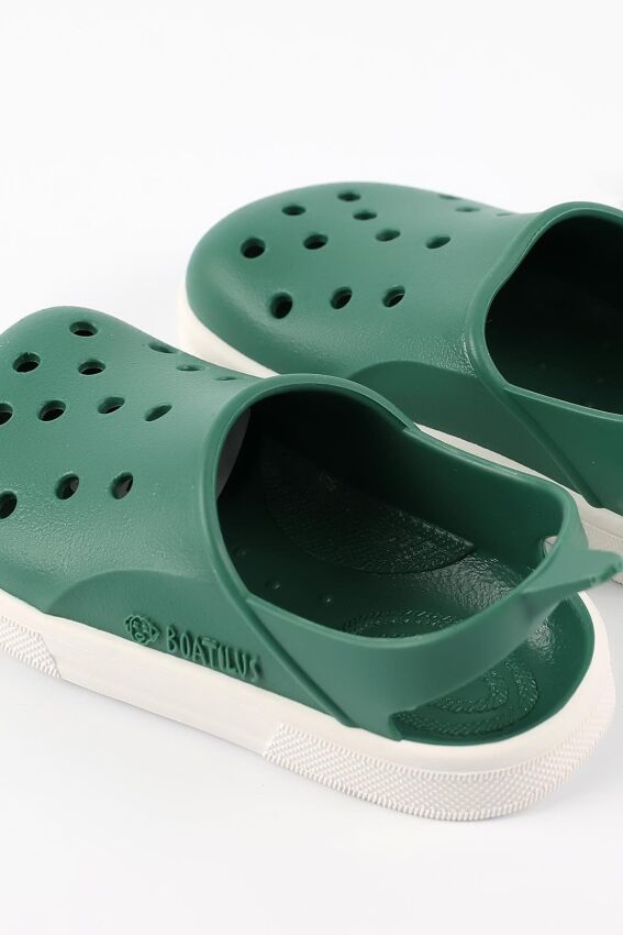 Boatilus Cloggy-B Haki-Beyaz Çocuk Sandalet - 3