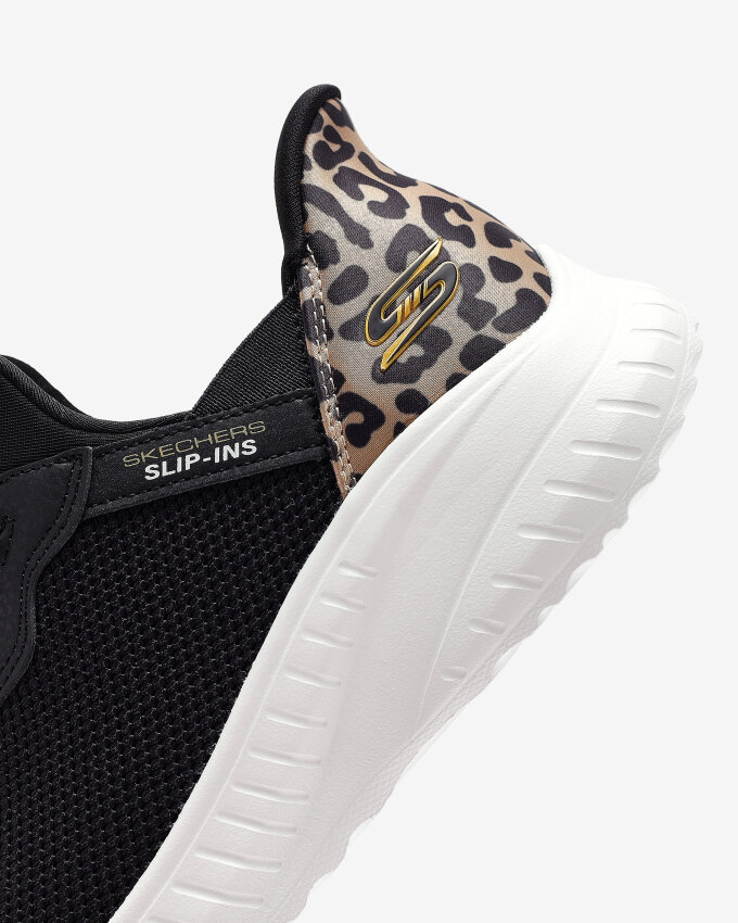 Skechers Bobs Squad Chaos - Seize The Hour Siyah Kadın Günlük Ayakkabı - 9