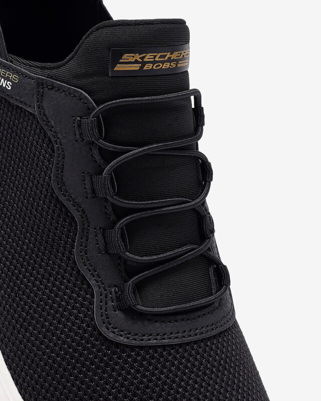 Skechers Bobs Squad Chaos - Seize The Hour Siyah Kadın Günlük Ayakkabı - 7