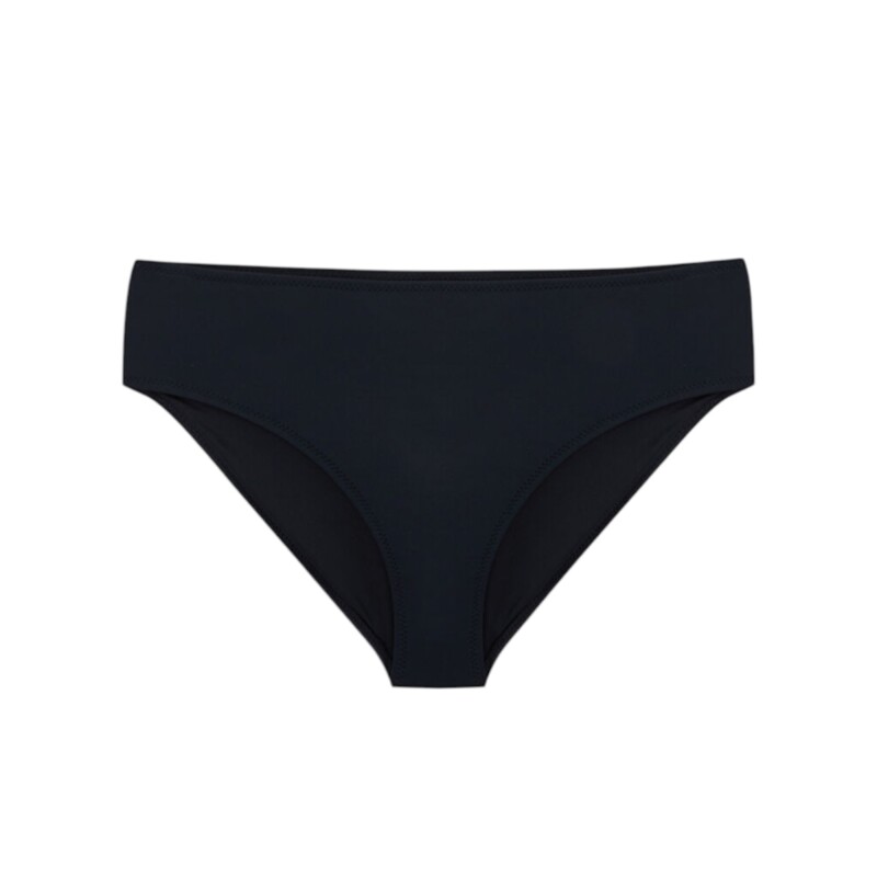 Bonesta İnce Kenarlı Brazilian Siyah Kadın Bikini Alt - Bonesta