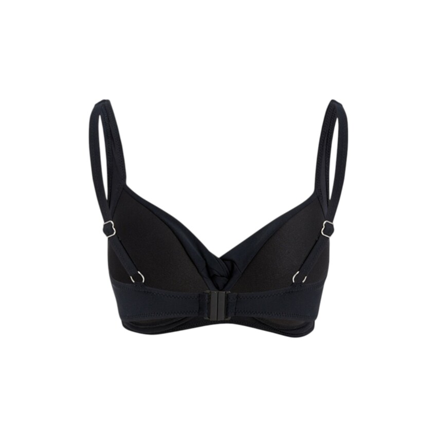 Bonesta Kaplı Volanlı Siyah Kadın Bikini - 2