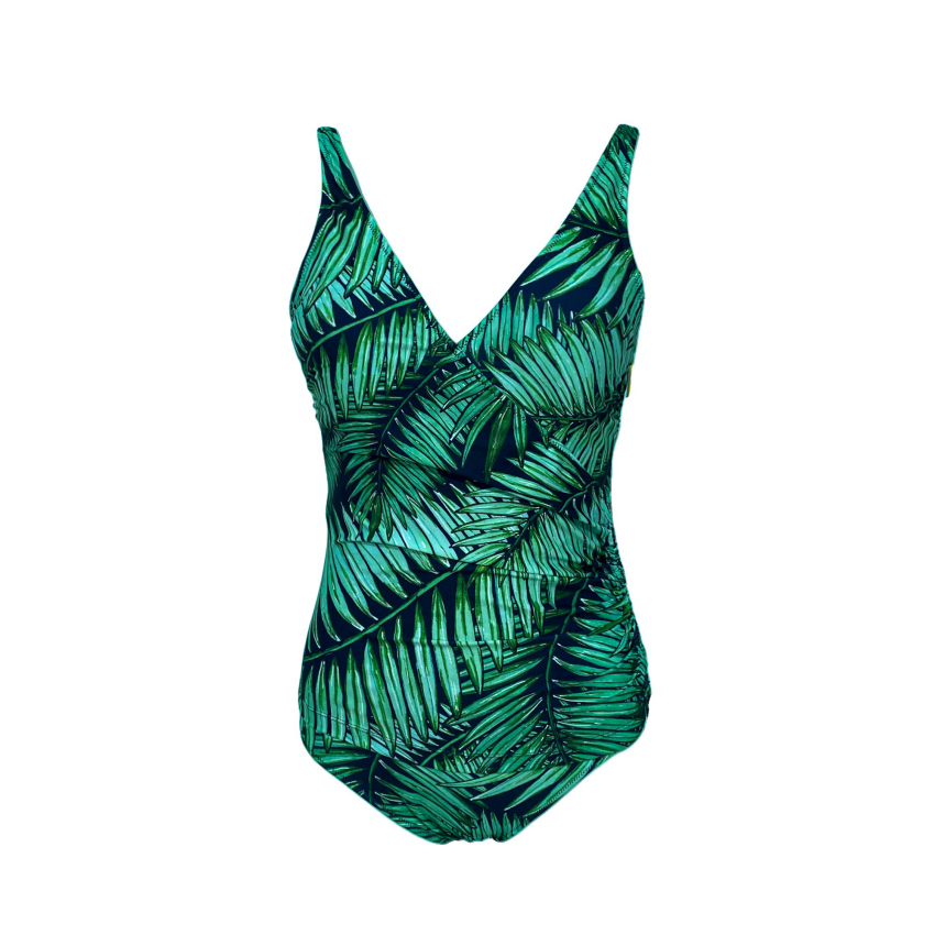 Bonesta Kruvaze Renkli Kadın Mayo - 1