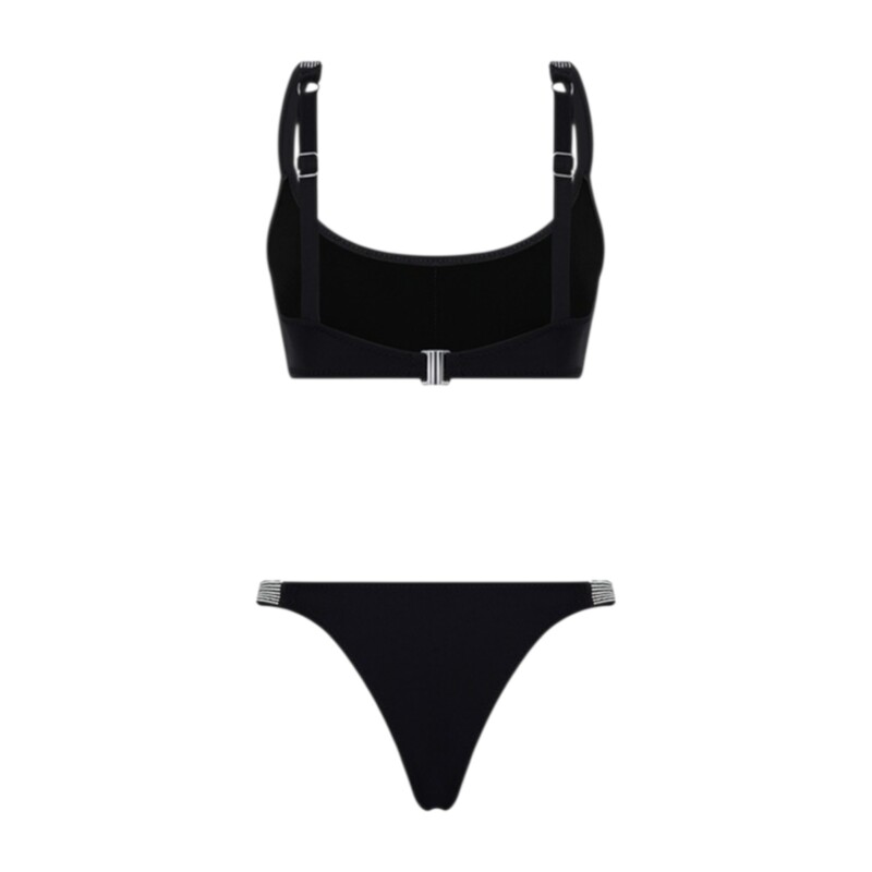 Bonesta Love Taş Baskılı Siyah Kadın Bikini - Bonesta (1)