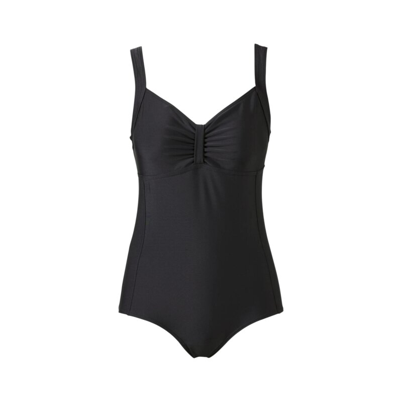 Bonesta V Yaka Siyah Kadın Mayo - Bonesta