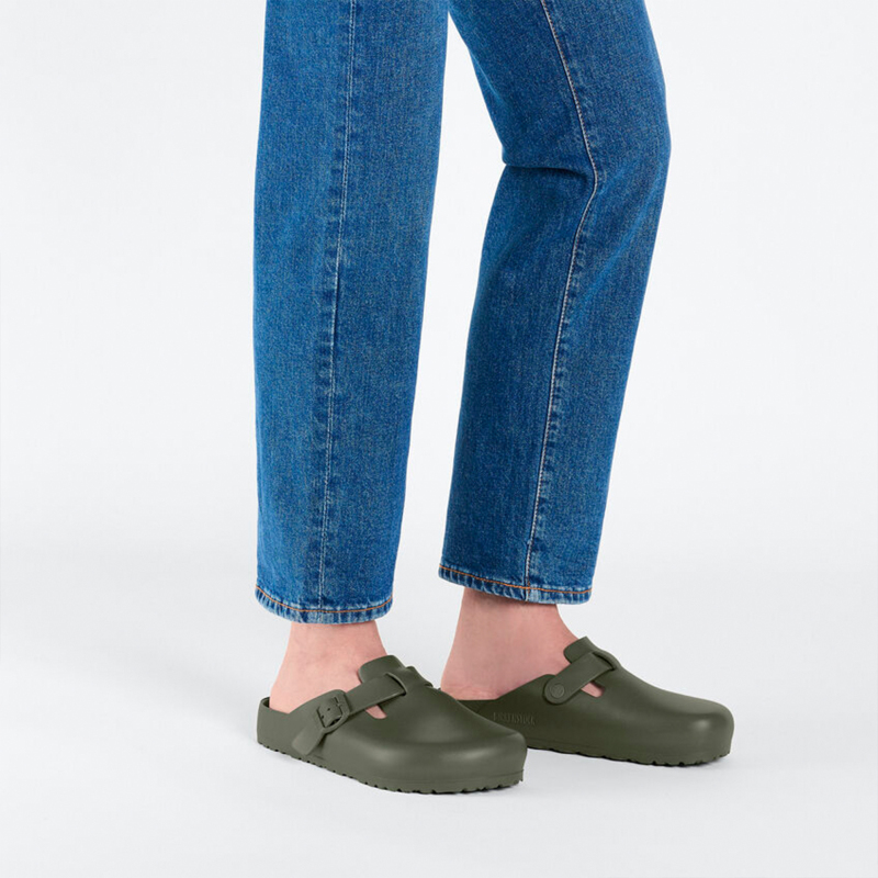 Birkenstock Boston Eva Haki Kadın Terlik - 7