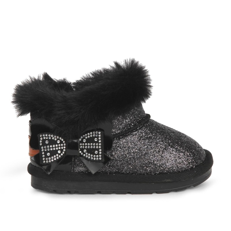 Buckhead Curly Siyah Çocuk Bot - Buckhead