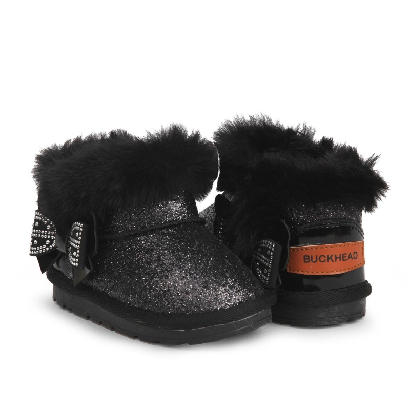 Buckhead Curly Siyah Çocuk Bot - 4