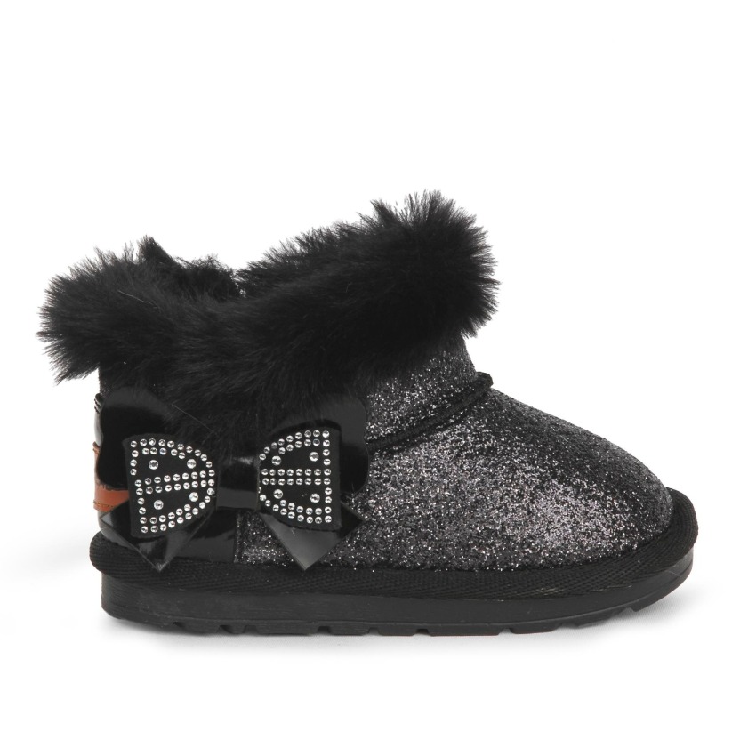 Buckhead Curly Siyah Çocuk Bot - 1