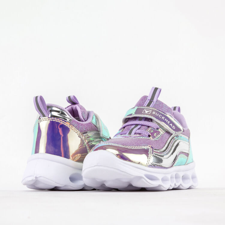 Buckhead Trio Shiny Hologram Jr Mor Çocuk Günlük Ayakkabı - 5