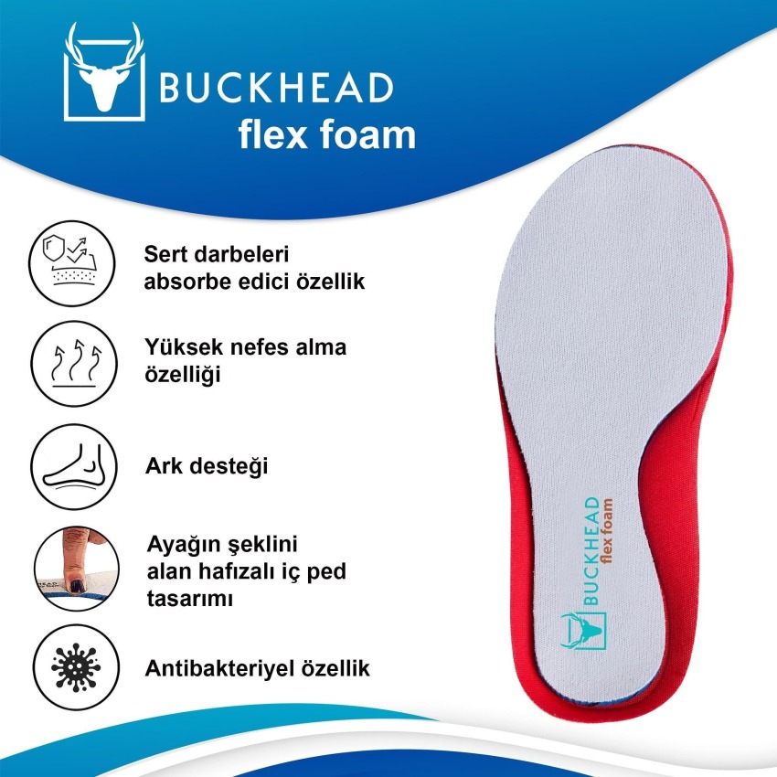 Buckhead Zyon High Siyah-Kırmızı Çocuk Bot - 5