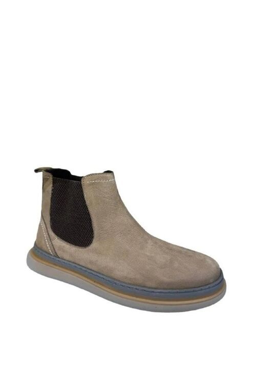 Bulldozer Deri Bot Bej Erkek Bot - 3