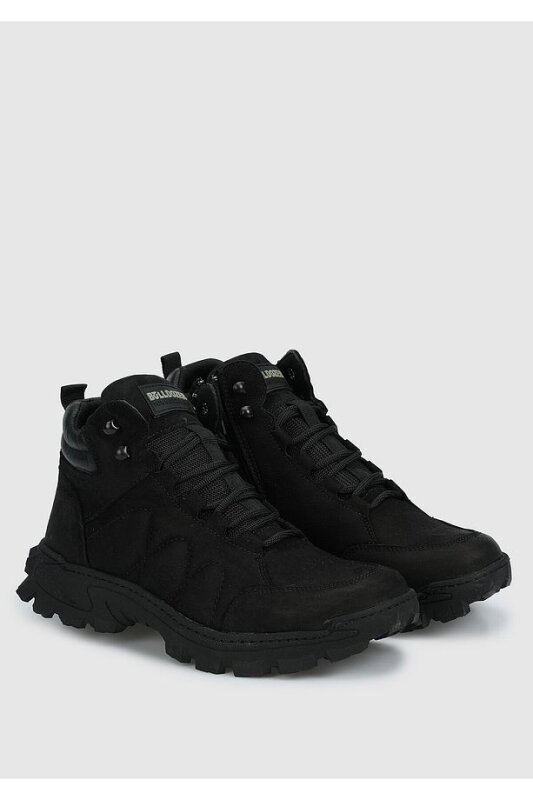 Bulldozer ERKEK DERİ BOT SİYAH Erkek Bot&Çizme - 2