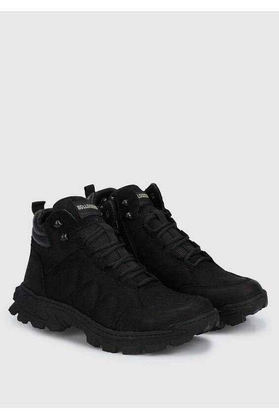 Bulldozer ERKEK DERİ BOT SİYAH Erkek Bot&Çizme - 2