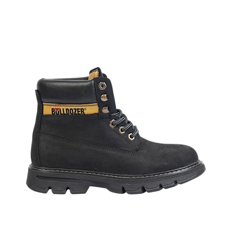 Bulldozer ERKEK DERİ CAT BOT SİYAH Erkek Bot - 1