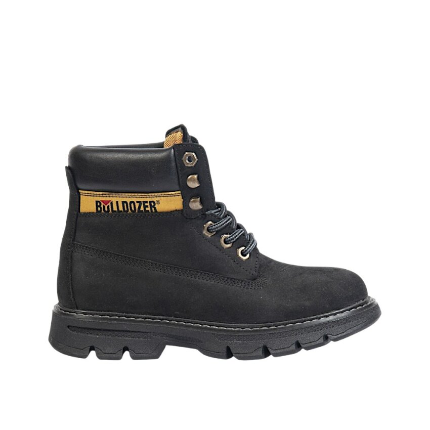 Bulldozer ERKEK DERİ CAT BOT SİYAH Erkek Bot - 1
