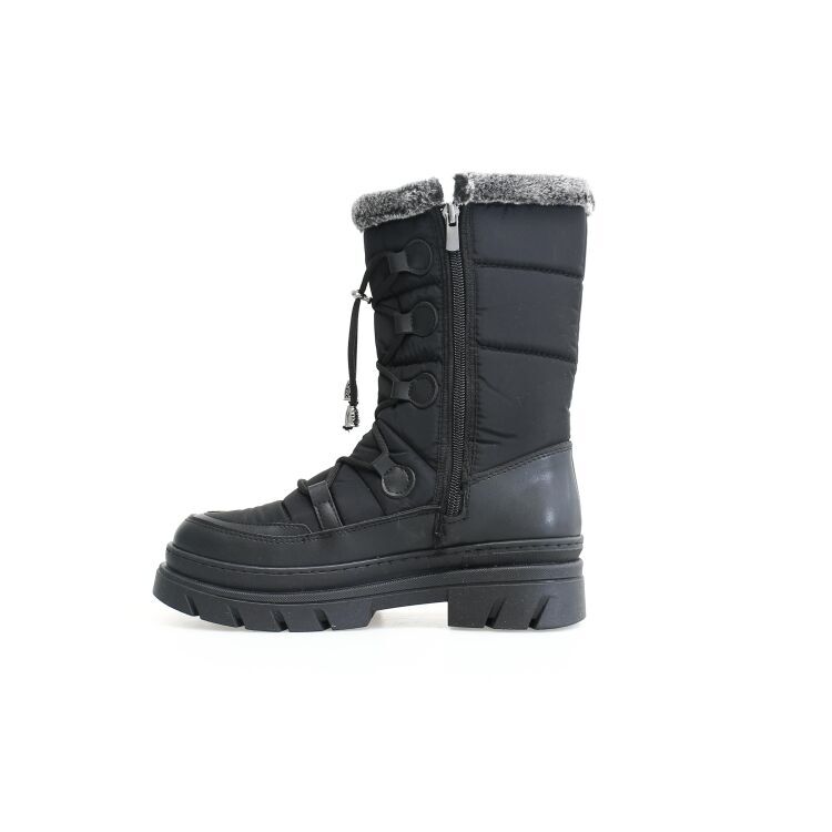 Bulldozer Kar Siyah Kadın Bot - 3