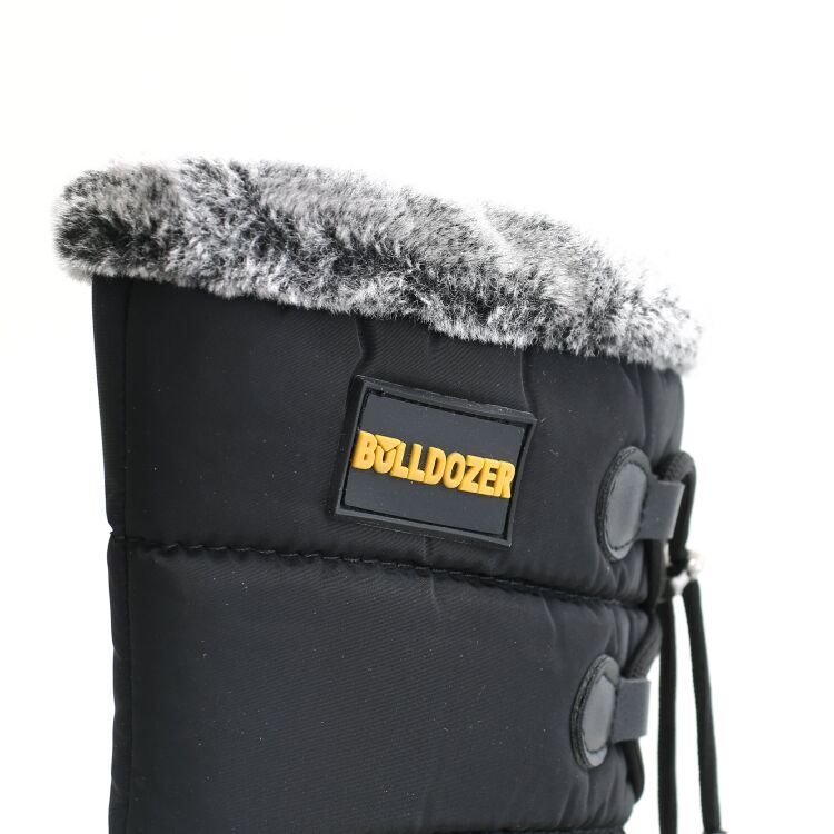 Bulldozer Kar Siyah Kadın Bot - 5