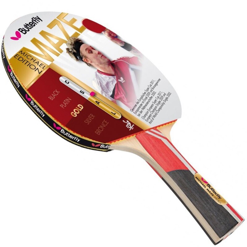 Butterfly Butterfly Michael Maze Gold P.P.Raket Unisex Masa Tenisi Raketi - 2
