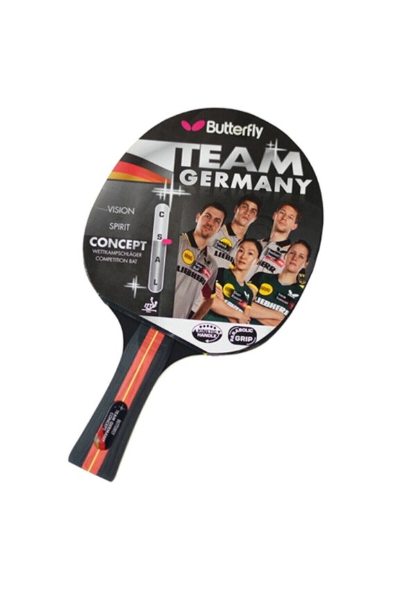Butterfly BUTTERFLY TEAM GERMANY CONCEPT P.P.RAKET Renkli Unisex Masa Tenisi Raketi - 1