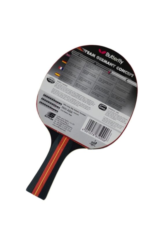 Butterfly BUTTERFLY TEAM GERMANY CONCEPT P.P.RAKET Renkli Unisex Masa Tenisi Raketi - 2