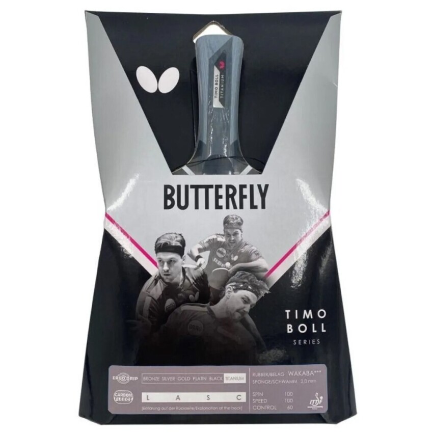 Butterfly Butterfly Timo Boll Titanium P.P.Raket Unisex Masa Tenisi Raketi - 1