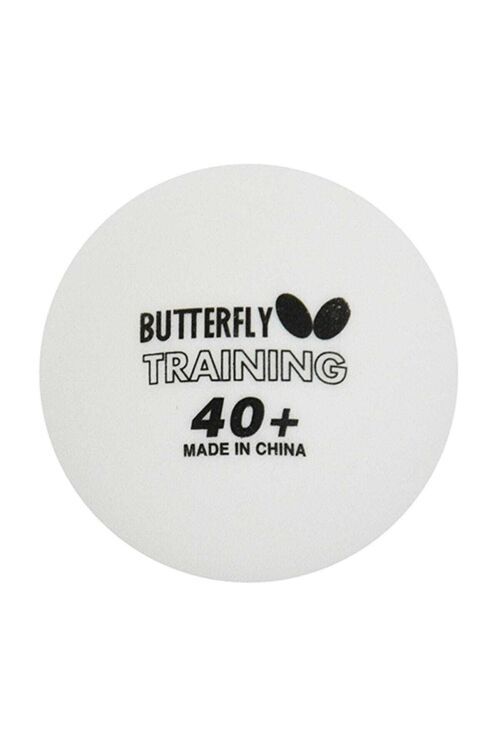 Butterfly BUTTERFLY TRAINING BALLS 40+ (6LI KUTU-BEYAZ) BEYAZ Unisex Masa Tenisi Topu - 2