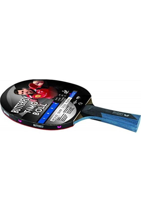 Butterfly BUTTERFLY TT-BAT TIMO BOLL BLK Renkli Unisex Masa Tenisi Raketi - 1
