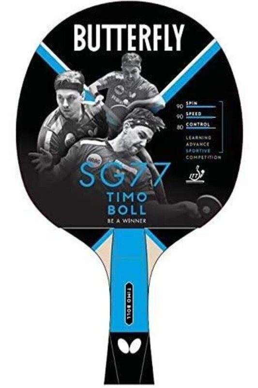 Butterfly BUTTERLY TT-BAT TIMO BOLL SG77 P.P. RAKET Renkli Unisex Masa Tenisi Raketi - 1
