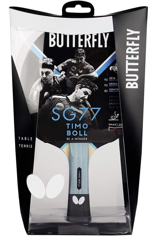 Butterfly BUTTERLY TT-BAT TIMO BOLL SG77 P.P. RAKET Renkli Unisex Masa Tenisi Raketi - 3
