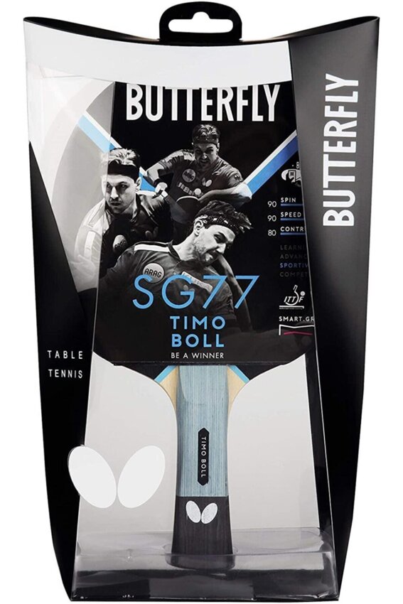 Butterfly BUTTERLY TT-BAT TIMO BOLL SG77 P.P. RAKET Renkli Unisex Masa Tenisi Raketi - 3
