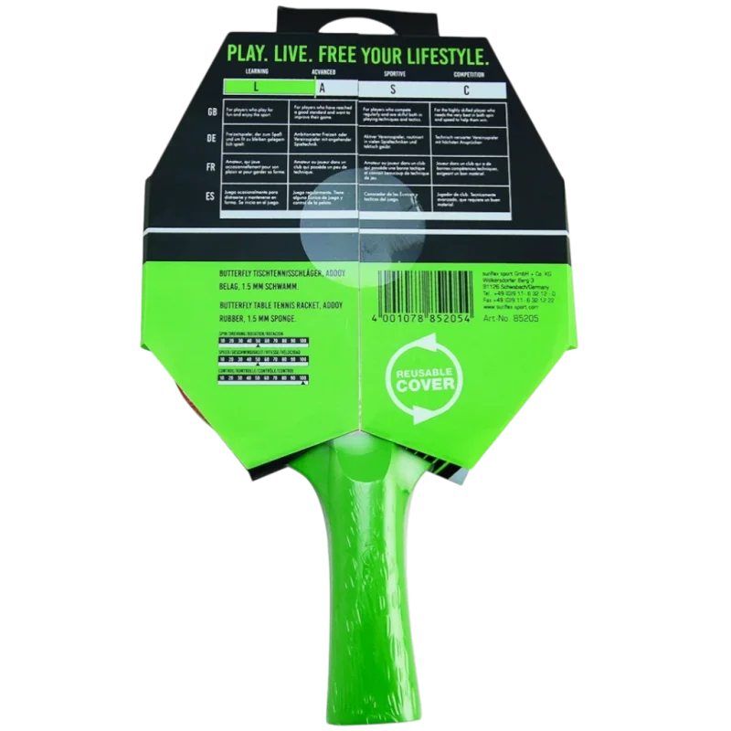 Butterfly Free Your Style Unisex Masa Tenisi Raketi - Butterfly (1)