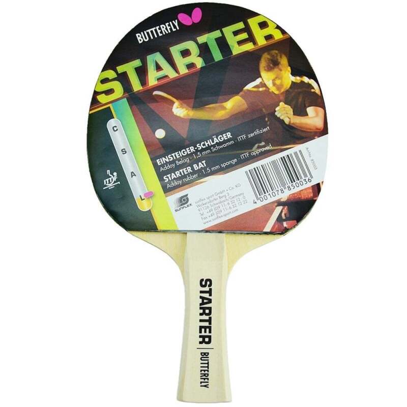 Butterfly STARTER Unisex Masa Tenisi Raketi - 1