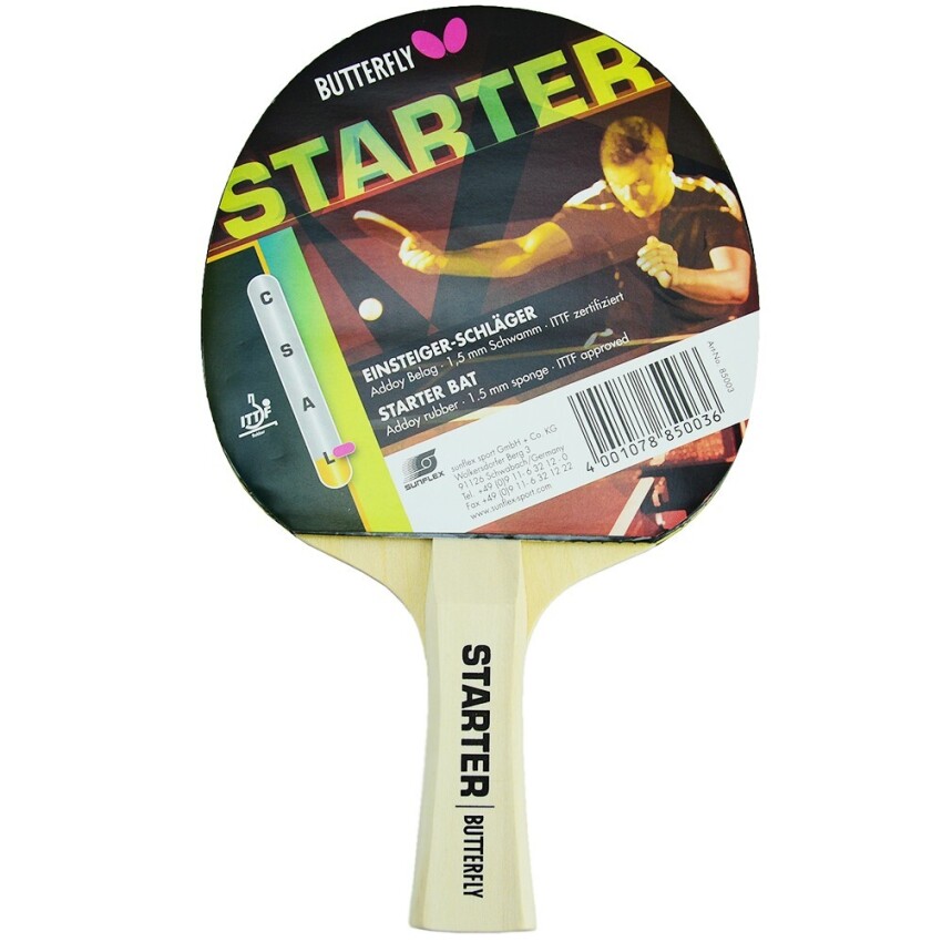 Butterfly STARTER Unisex Masa Tenisi Raketi - 3
