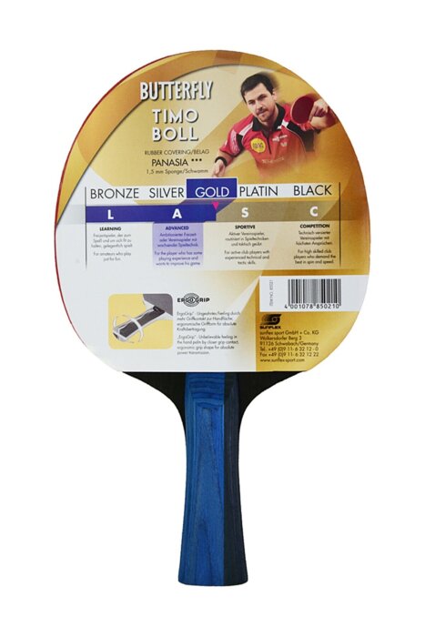 Butterfly TİMO BOLL GOLD Renkli Unisex Ping Pong Raketi - 2