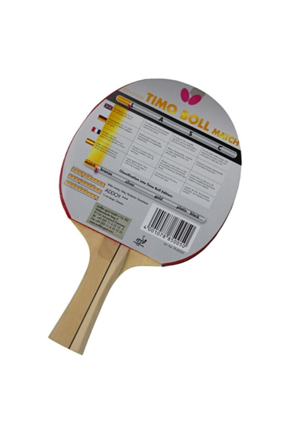 Butterfly TİMO BOLL MATCH Renkli Unisex Ping Pong Raketi - 3
