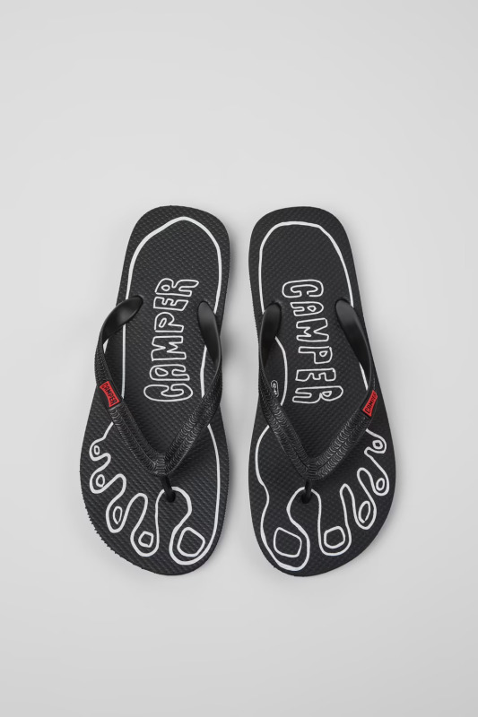 Camper Flip Flop Siyah Erkek Terlik - 5