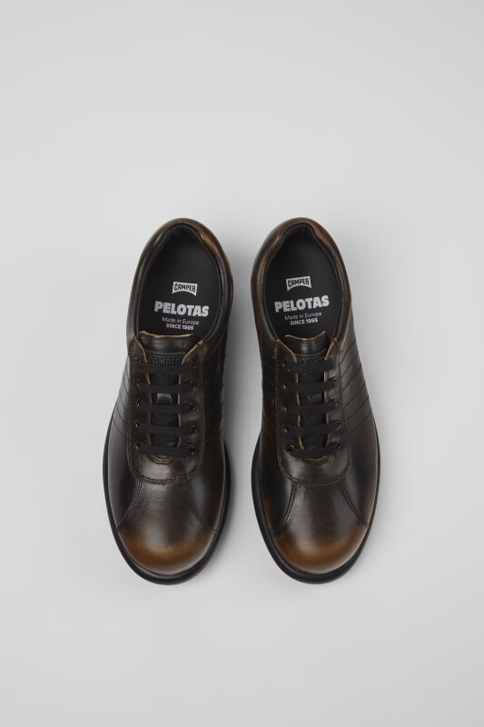 Camper Pelotas Ariel Kahverengi-Siyah Kadın Sneaker Ayakkabı - 4