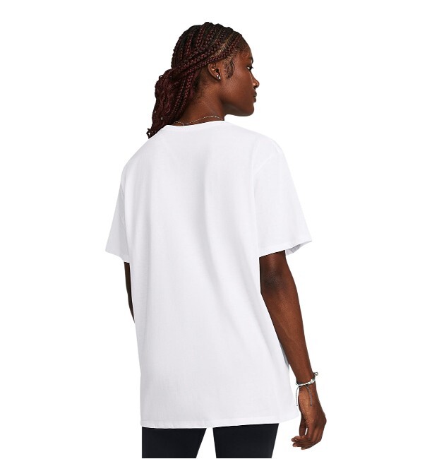 Under Armour Campus Oversize SS Beyaz Kadın Tshirt - 2