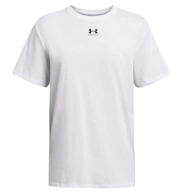 Under Armour Campus Oversize SS Beyaz Kadın Tshirt - 3