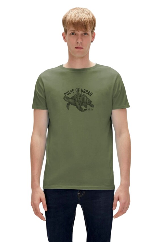 Bad Bear Caretta Pulse Yeşil Erkek Tshirt - 1