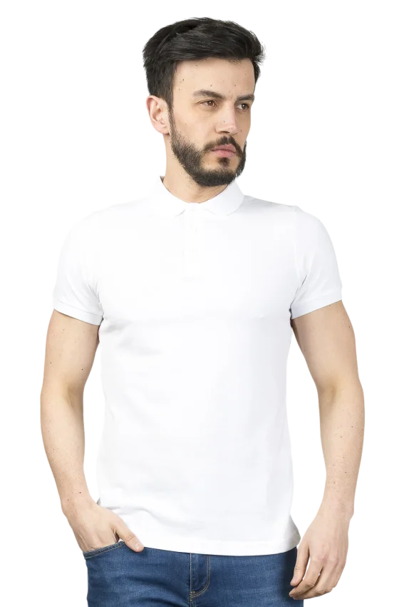 Cazador 4613 Pike Beyaz Erkek Tshirt - 1
