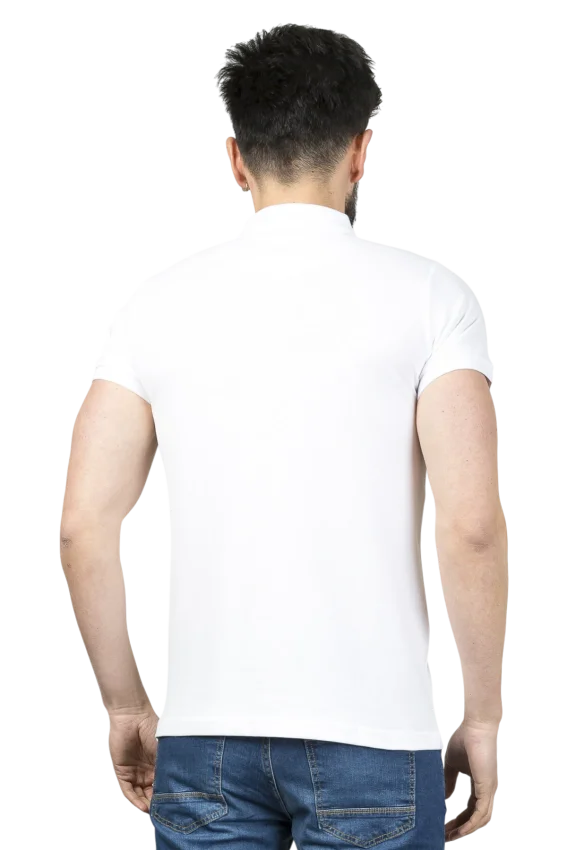 Cazador 4613 Pike Beyaz Erkek Tshirt - 4