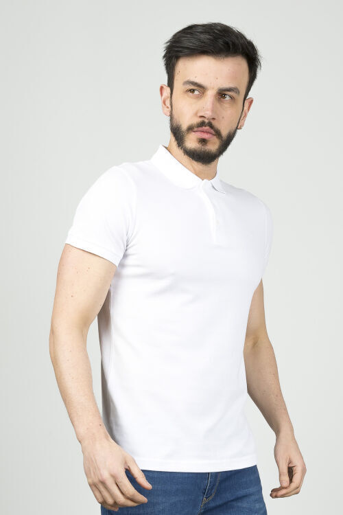 Cazador 4613 Pike Beyaz Erkek Tshirt - 2