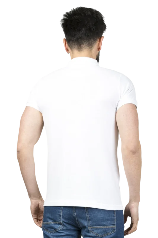 Cazador 4613 Pike Beyaz Erkek Tshirt - 4