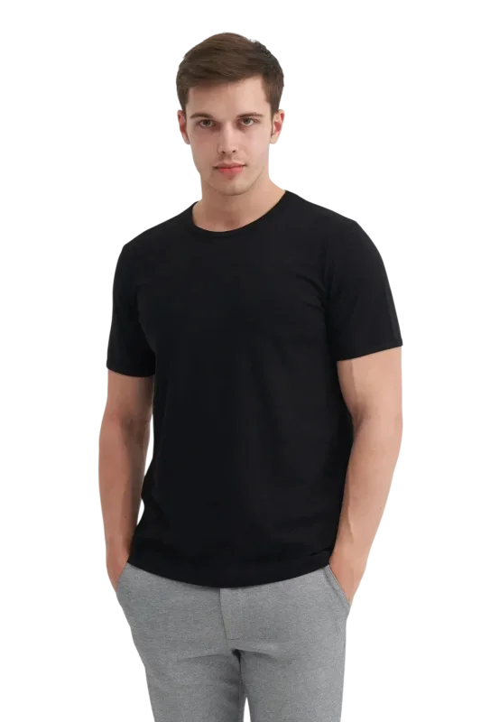 Cazador Bisiklet Yaka Erkek Tshirt - 1